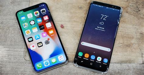 drop test s8 iphone x|S8 vs iPhone drop test. .